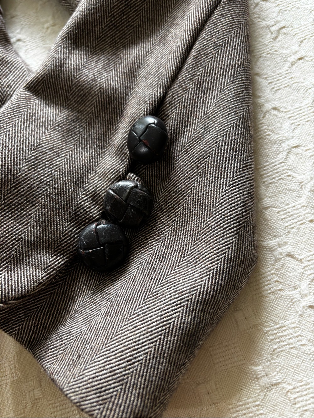 Banana Republic Brown Tweed Notch Lapel Blazer - Picture 9 of 13